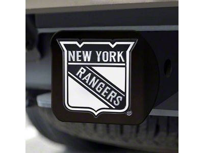 Hitch Cover with New York Rangers Logo; Blue (Universal; Some Adaptation May Be Required)