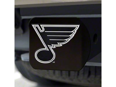 Hitch Cover with St. Louis Blues Logo; Royal (Universal; Some Adaptation May Be Required)