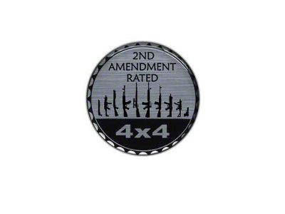 2nd Amendment Rated Badge (Universal; Some Adaptation May Be Required)