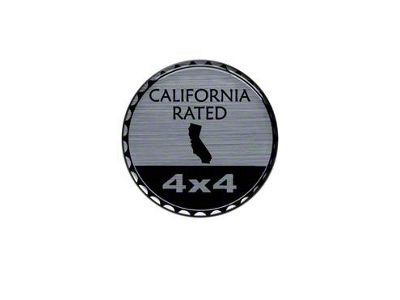 California Rated Badge (Universal; Some Adaptation May Be Required)