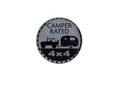 Camper Rated Badge (Universal; Some Adaptation May Be Required)