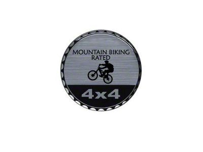 Mountain Biking Rated Badge (Universal; Some Adaptation May Be Required)