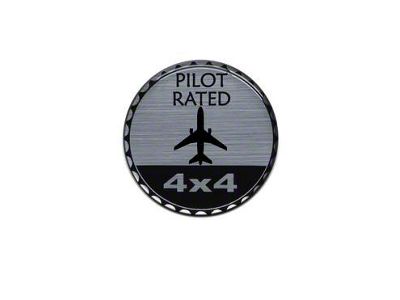Pilot Rated Badge (Universal; Some Adaptation May Be Required)