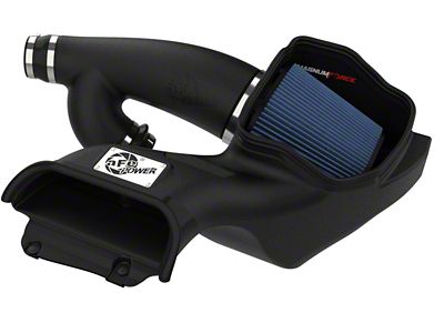 AFE Magnum FORCE Stage-2 Cold Air Intake with Pro 5R Oiled Filter; Black (21-23 3.5L EcoBoost F-150)