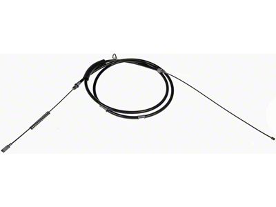 Rear Parking Brake Cable; Passenger Side (09-11 F-150 Regular Cab w/ 8-Foot Bed, SuperCrew w/ 6-1/2-Foot Bed, SuperCrew w/ 5-1/2-Foot Bed)