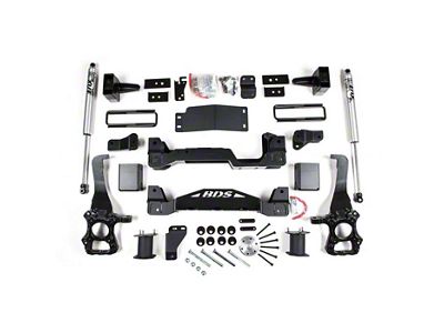 BDS 6-Inch Suspension Lift Kit with Fox Shocks (15-20 4WD F-150 SuperCab, SuperCrew, Excluding Raptor)