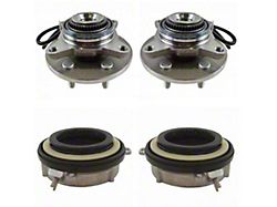 Front Wheel Bearing and Hub Assemblies with Auto-Locking Hub Actuators (05-08 4WD F-150)