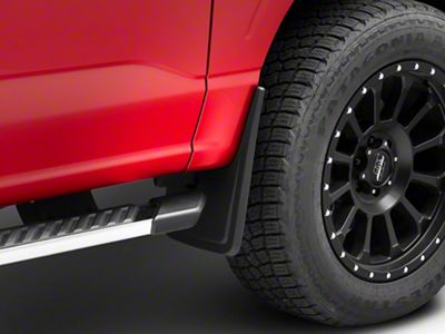 RedRock Molded Mud Guards; Front and Rear (21-23 F-150, Excluding Raptor)