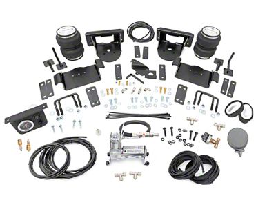 Rough Country Rear Air Spring Kit with OnBoard Air Compressor for 0 to 6-Inch Lift (21-23 4WD F-150, Excluding PowerBoost & Raptor)