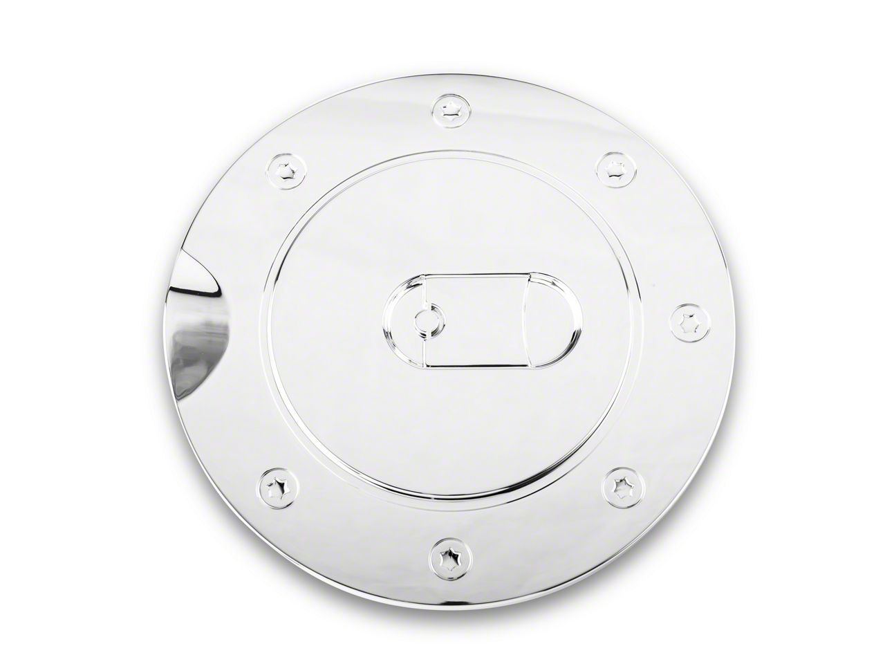 RedRock F150 Fuel Door Cover; Chrome T570522 (9703 F150) Free Shipping