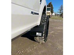 Rek Gen 6-Inch X-Merica Offset Mud Flaps; Front or Rear; White (Universal; Some Adaptation May Be Required)