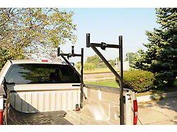 Half Ladder Rack; Gloss Black (Universal; Some Adaptation May Be Required)