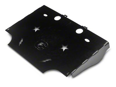 Carhart Customs Rear Skid Plate; Satin Black (15-23 2.7L/3.5L EcoBoost F-150, Excluding Raptor)