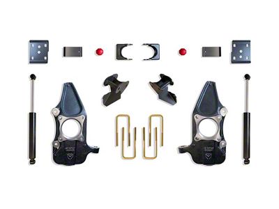 Max Trac Lowering Kit with Max Trac Shocks; 2-Inch Front / 4-Inch Rear (09-14 F-150, Excluding Raptor)