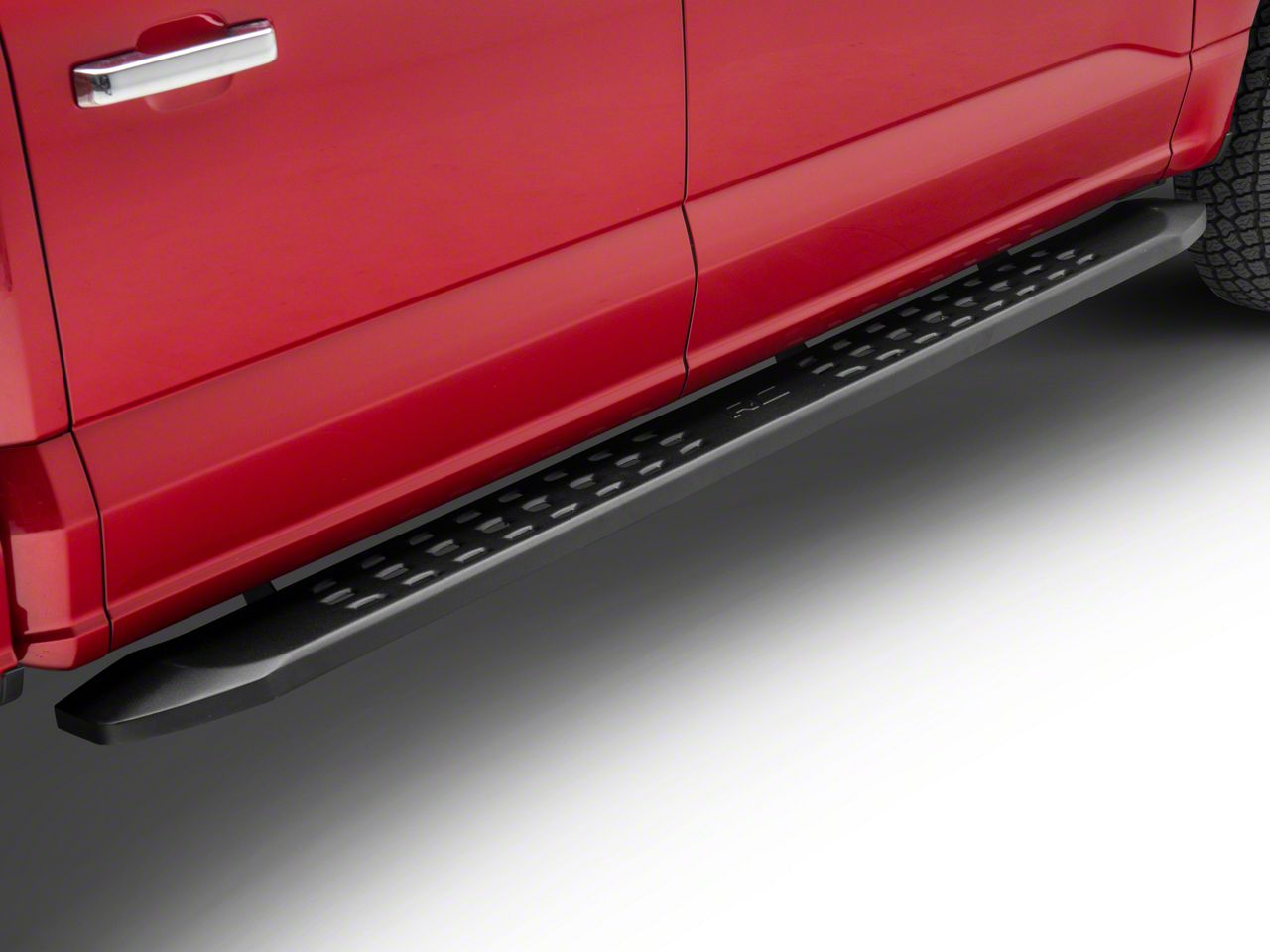 Rough Country F-150 Rpt2 Running Boards; Matte Black 44005 (15-23 F-150 