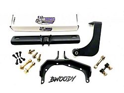 Bwoody Performance Front Differential Brace and Rear Adjustable 8.80-Inch Differential Brace; Black (15-23 F-150 w/ 8.8-Inch Rear Differential, Excluding Raptor)