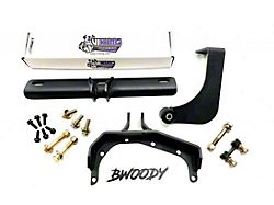 Bwoody Performance Front Differential Brace and Rear Adjustable 9.75-Inch Differential Brace; Black (15-23 F-150 w/ 9.75-Inch Rear Differential, Excluding Raptor)
