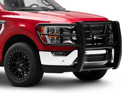 HDX Modular Grille Guard for Forward Facing Camera; Black (21-23 F-150, Excluding Platinum & Raptor)