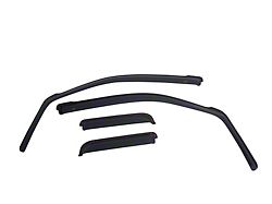 EGR In-Channel Window Visors; Front and Rear; Matte Black (09-14 F-150 SuperCrew)