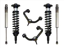 ICON Vehicle Dynamics 0 to 2.63-Inch Suspension Lift System with Tubular Upper Control Arms; Stage 2 (09-13 4WD F-150, Excluding Raptor)