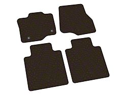 FLEXTREAD Factory Floorpan Fit Tire Tread/Scorched Earth Scene Front and Rear Floor Mats; Brown (15-23 F-150 SuperCab, SuperCrew)
