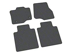 FLEXTREAD Factory Floorpan Fit Tire Tread/Scorched Earth Scene Front and Rear Floor Mats; Grey (15-23 F-150 SuperCab, SuperCrew)
