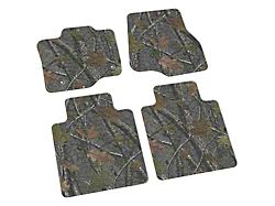 FLEXTREAD Factory Floorpan Fit Tire Tread/Scorched Earth Scene Front and Rear Floor Mats; Rugged Woods Camouflage (15-23 F-150 SuperCab, SuperCrew)