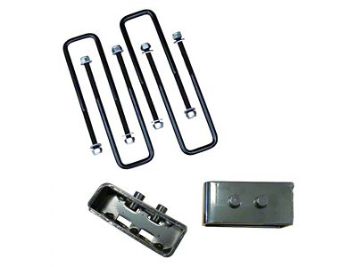 Freedom Offroad 2-Inch Rear Lift Blocks with Extended U-Bolts (04-20 F-150, Excluding Raptor)