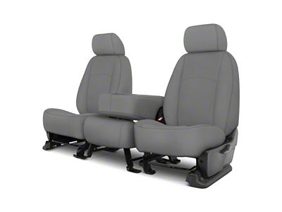 Covercraft SeatSaver Custom Front Seat Covers; Carhartt Gravel (21-23 F-150 w/ Bench Seat & Non-Opening Center Console)