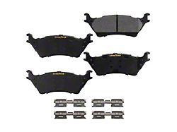 Goodyear Brakes Truck and SUV Carbon Ceramic Brake Pads; Rear Pair (12-14 2WD/4WD F-150; 15-20 F-150 w/ Manual Parking Brake)