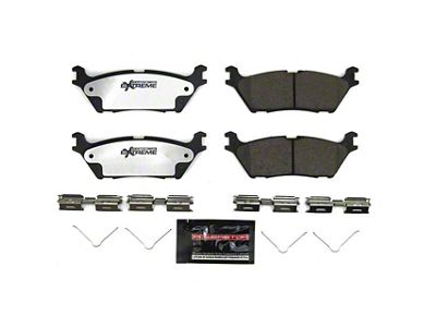 PowerStop Z36 Extreme Truck and Tow Carbon-Fiber Ceramic Brake Pads; Rear Pair (21-23 F-150)