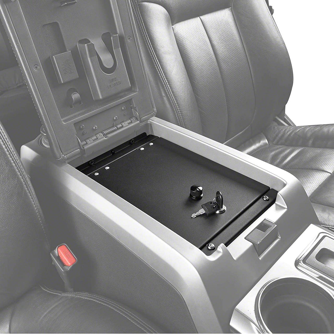 F150 Center Console Lock Box (0914 F150 w/ FlowThrough Center