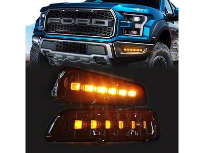 American Modified Daytime Running Lights with Sequenal Turn Signals (17-20 F-150 Raptor)