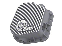 AFE Street Series Rear Differential Cover with Machined Fins; Raw; Ford 9.75 Rear Axles (97-23 F-150, Excluding Lightning)