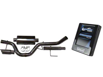 Livernois Motorsports MyCalibrator Touch Tuner and Single Exhaust System Bundle (21-22 5.0L F-150, Excluding Tremor)