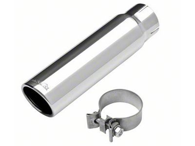 Dynomax Single Wall Exhaust Tip; 5-Inch; Polished (Fits 4-Inch Tailpipe)