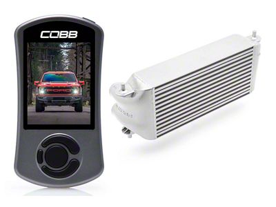 Cobb Stage 2 Power Package with Factory Mount Intercooler; Silver (21-22 3.5L EcoBoost F-150 Raptor)