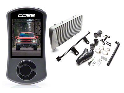 Cobb Stage 2 Power Package with Front Mount Intercooler; Silver (21-22 3.5L EcoBoost F-150 Raptor)