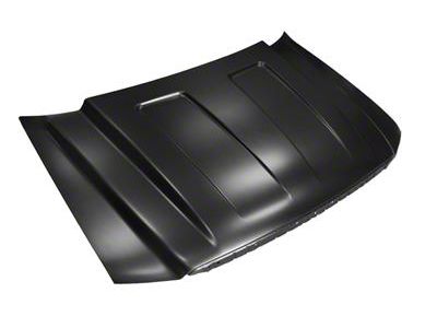Cowl Induction Style Hood; Unpainted (04-08 F-150)