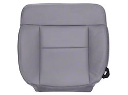 Replacement Bottom Seat Cover; Driver Side; Flint/Gray Vinyl (04-08 F-150 XL)