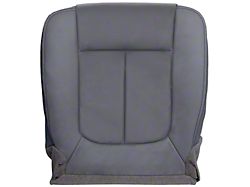 Replacement Bottom Seat Cover; Driver Side; Steel/Gray Vinyl (11-14 F-150 XL)