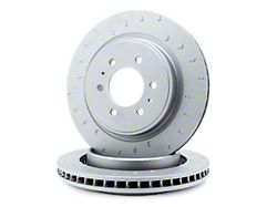 Alcon 360x32mm Slotted Rotor; Rear Pair (10-17 F-150 w/ Manual Parking Brake; 10-18 F-150 Raptor)