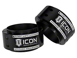 ICON Vehicle Dynamics 0.50 to 2.50-Inch Front Leveling kit (21-23 F-150 Raptor w/o 37 Performance Package, Excluding Raptor R)