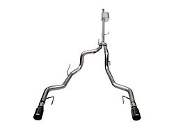 Corsa Performance Sport Dual Exhaust System with Black Tips; Rear Exit (2023 5.0L F-150 Tremor)