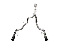 Corsa Performance Sport Dual Exhaust System with Black Tips; Rear Exit (21-23 3.5L EcoBoost F-150 Tremor)