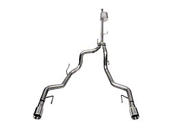 Corsa Performance Sport Dual Exhaust System with Polished Tips; Rear Exit (2023 5.0L F-150 Tremor)