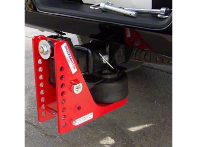 Shocker Hitch 12K Air Hitch Base Frame Assembly with 2 D-Handle Pins for 2.50-Inch Receiver Hitch (Universal; Some Adaptation May Be Required)
