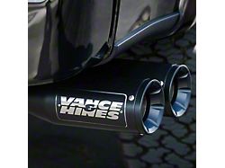 Vance & Hines HoleShot Series Performance Single Exhaust System with Eliminator Black Tips; Side Exit (21-23 5.0L F-150)
