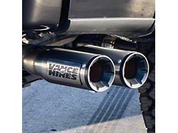 Vance & Hines HoleShot Series Performance Single Exhaust System with Eliminator Brushed Tips; Side Exit (21-23 5.0L F-150)
