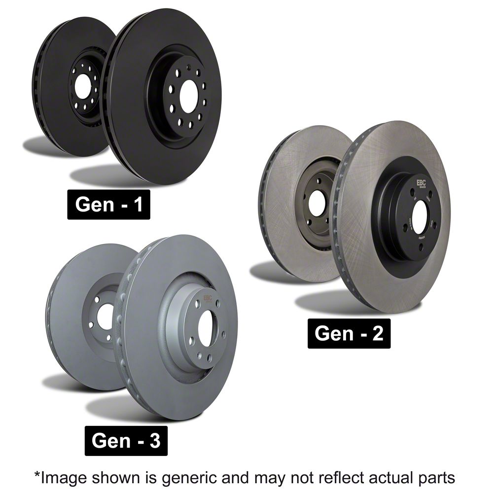 EBC Brakes F-150 RK Series Premium OE-Style 5-Lug Rotors; Rear Pair ...